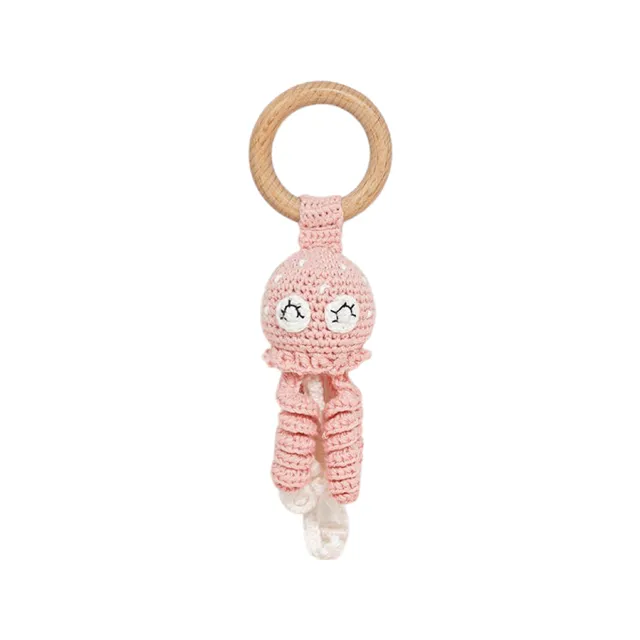 Piccoli Toys Carolina il Polpo sonaglio uncinetto cotone