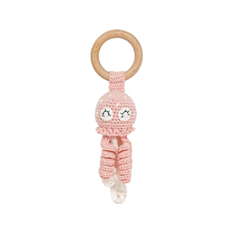 Piccoli Toys Carolina il Polpo sonaglio uncinetto cotone