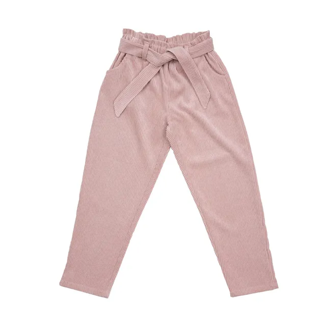 Mawi Pantalone Velluto a Coste con Cintura