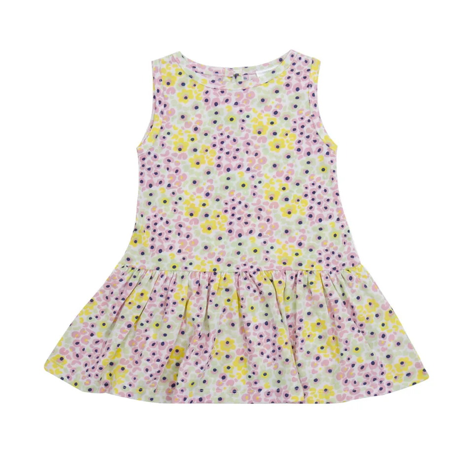 Toys Center Baby abito jersey bimba stampato all over balza