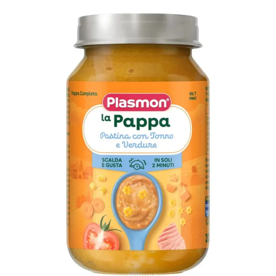 Plasmon La Pappa Tonno Verdure pastina 200g 7 mesi