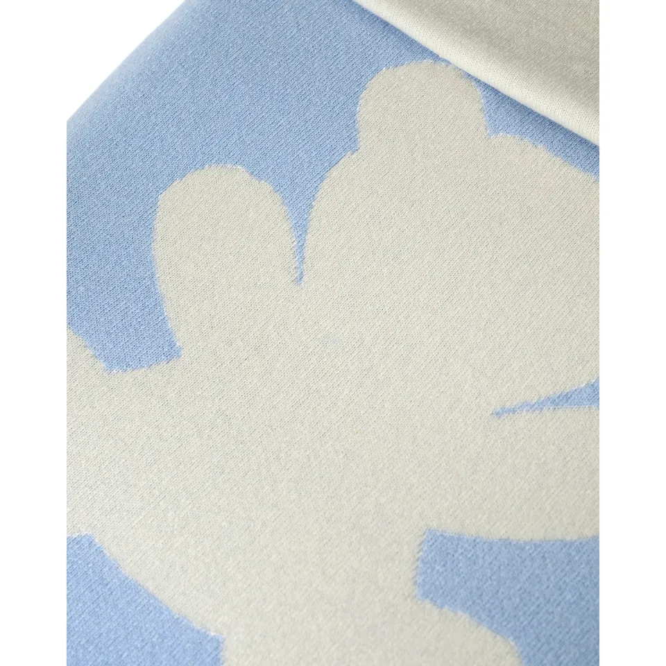 Ellepi Orsetto Celeste copertina culla cotone 90x70