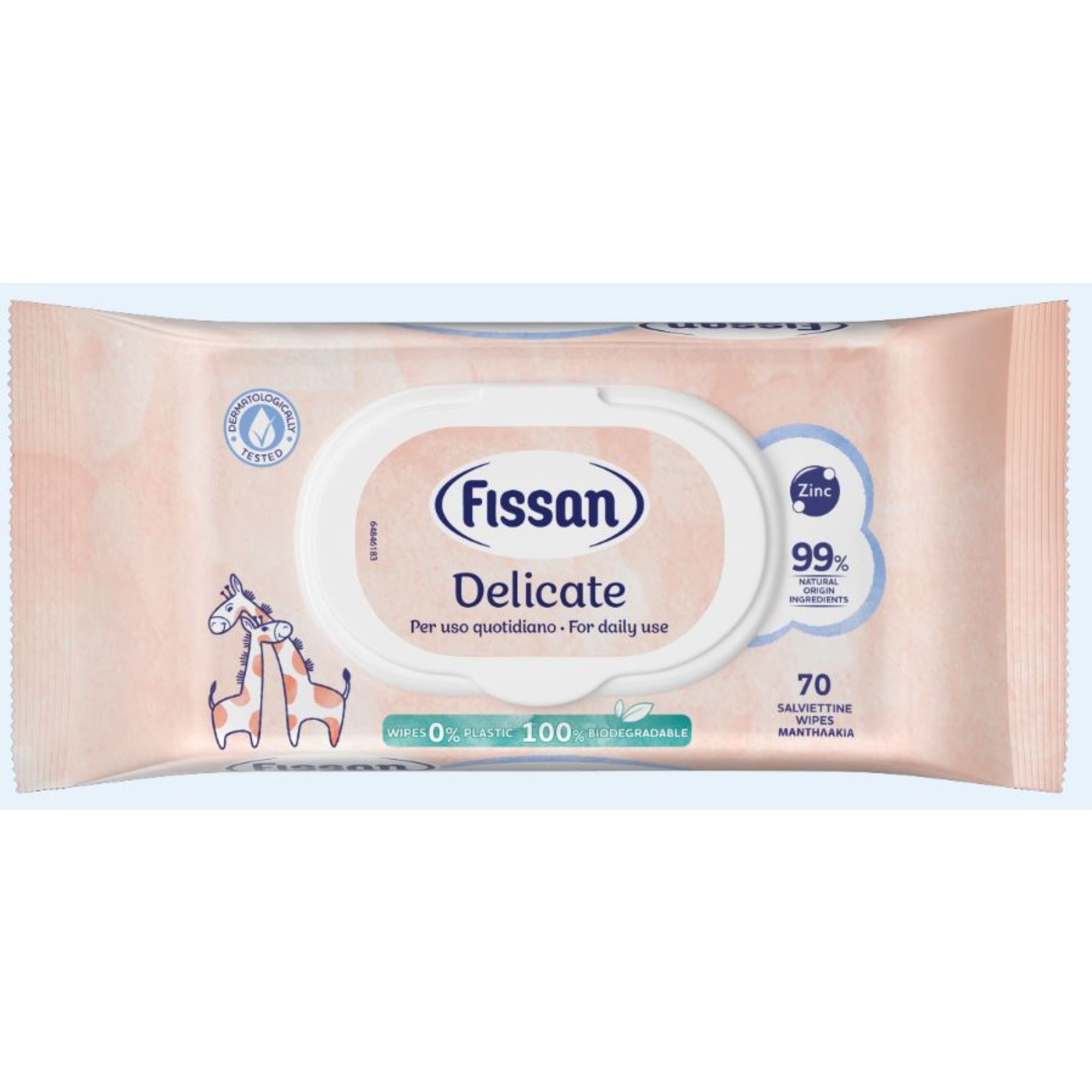 Fissan Delicate salviettine umidificate 70 pz aloe vera