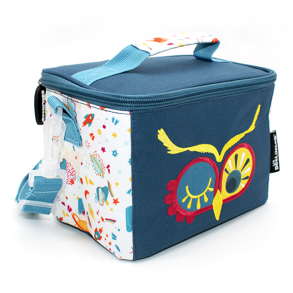 Les Déglingos Astros Gufo borsa termica bambini blu