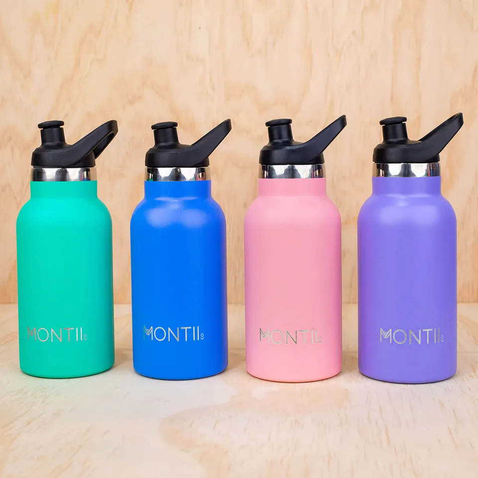 Montii Mini Montii borraccia acciaio 350 ml con cannuccia