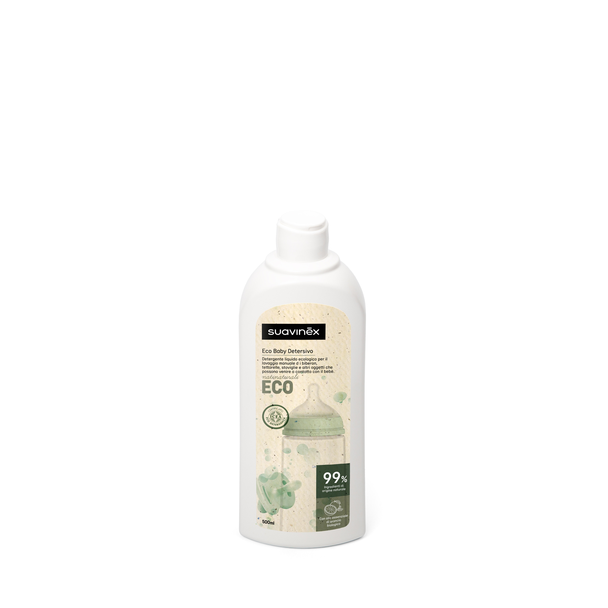 Suavinex EcoBaby detersivo biberon e tettarelle 500 ml