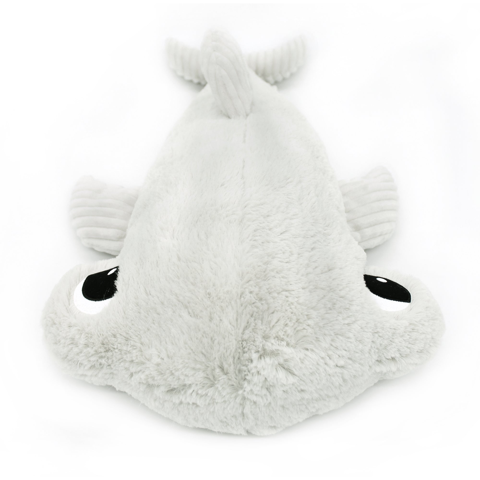 Les Deglingos Ptipotos Clou peluche squalo martello mamma bebè grigio