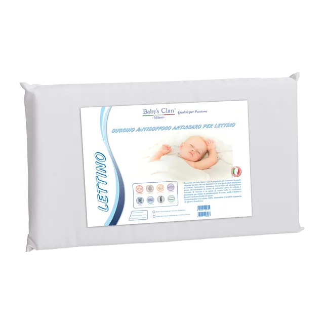 Baby's Clan Pediatrico cuscino lettino antisoffoco cotone