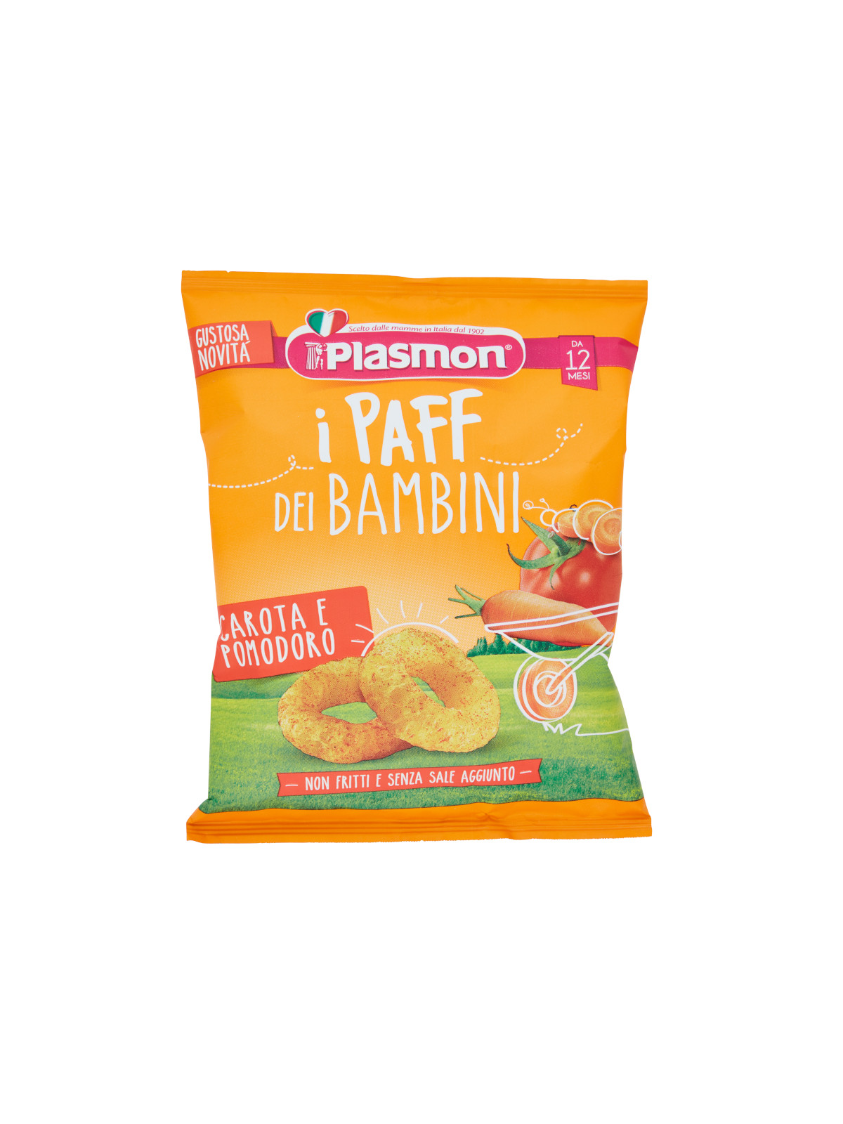 Plasmon Paff Pomodoro e Carota Snack Salato 15 g