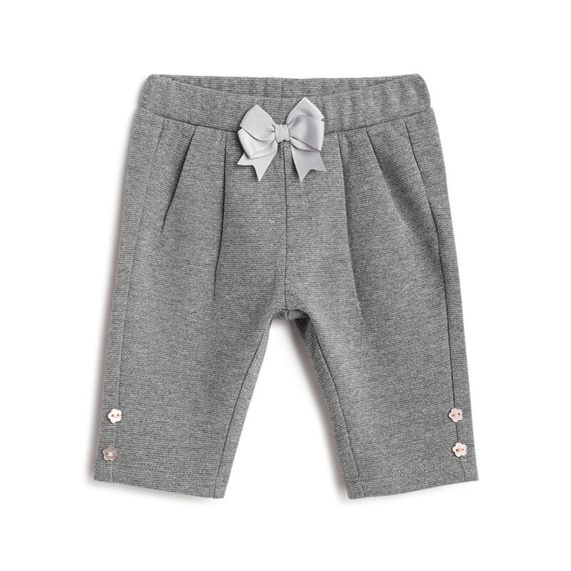 Chicco Pantaloni Felpa Bambina Grigio Argento