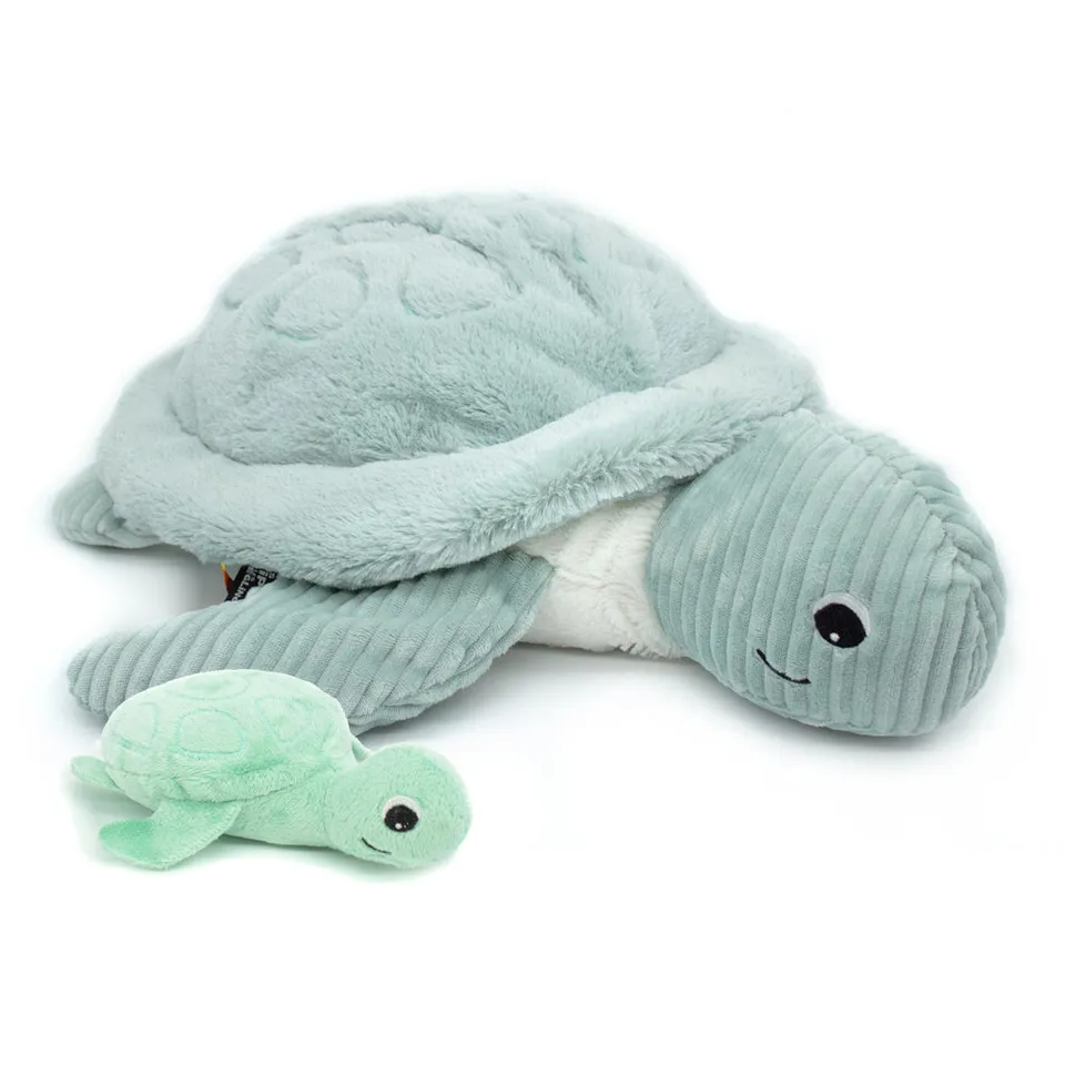 Les Déglingos Ptipotos Sauvenou Peluche Tartaruga Menta 50 cm
