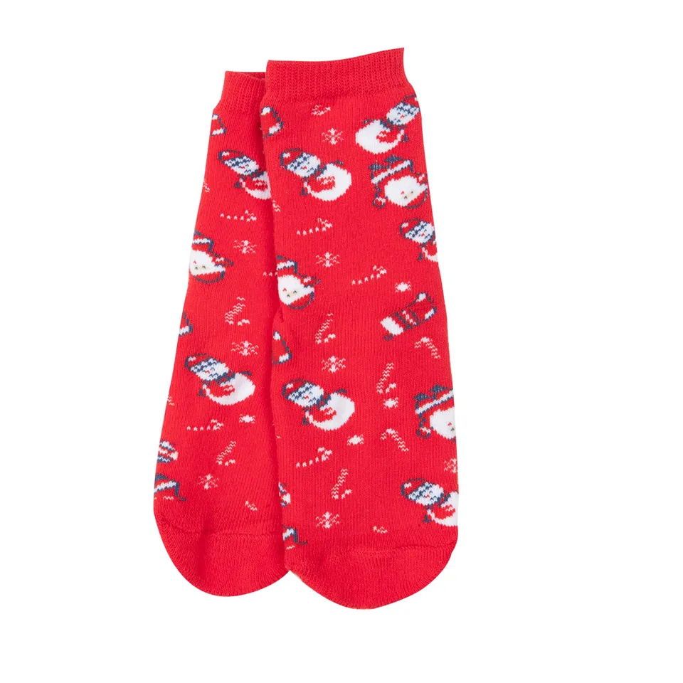 Toys Center Baby Christmas calze antiscivolo rosse unisex
