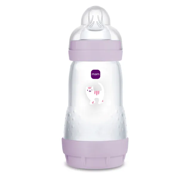 MAM Easy Start biberon anticolica 260 ml lilla 2 mesi