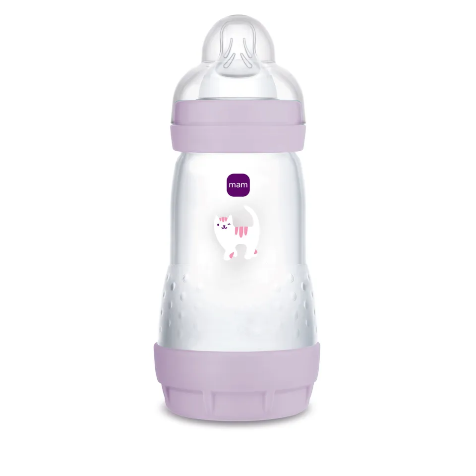 MAM Easy Start biberon anticolica 260 ml lilla 2 mesi