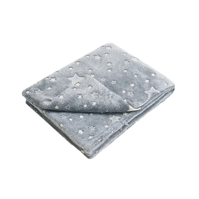 Mafer coperta culla stelle luminose 100x75 flanella