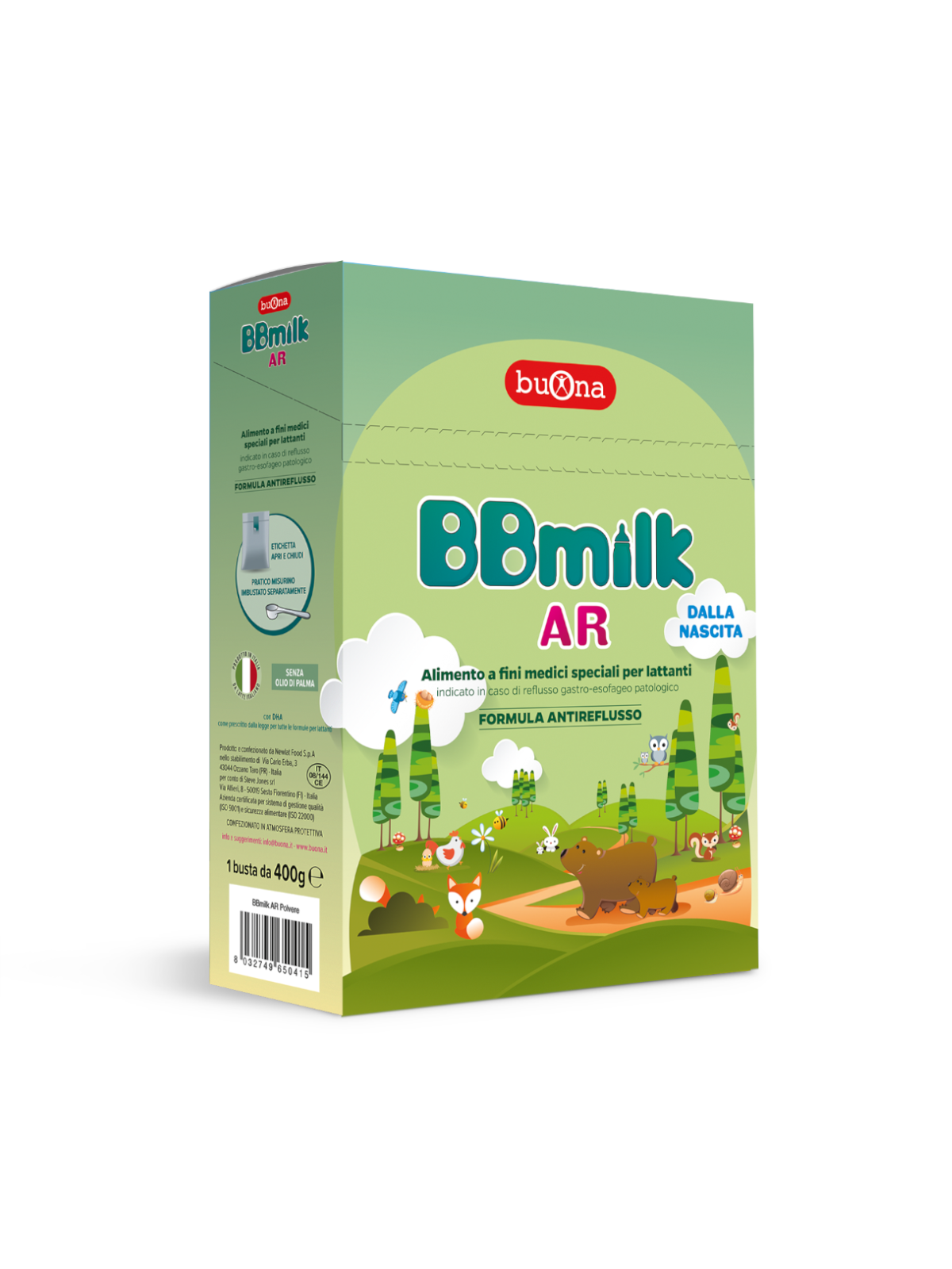 BBmilk AR latte in polvere 400 g antireflusso