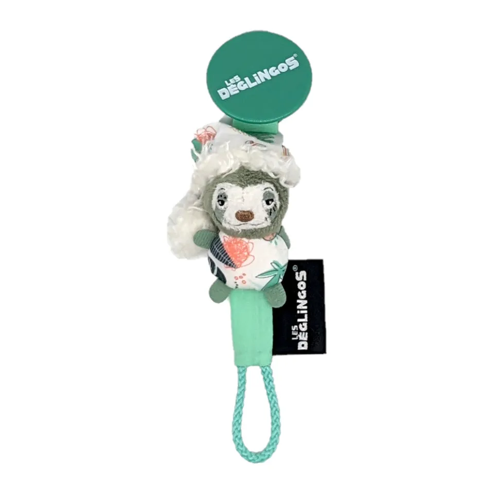 Les Déglingos Chillos portaciuccio bradipo verde 20 cm