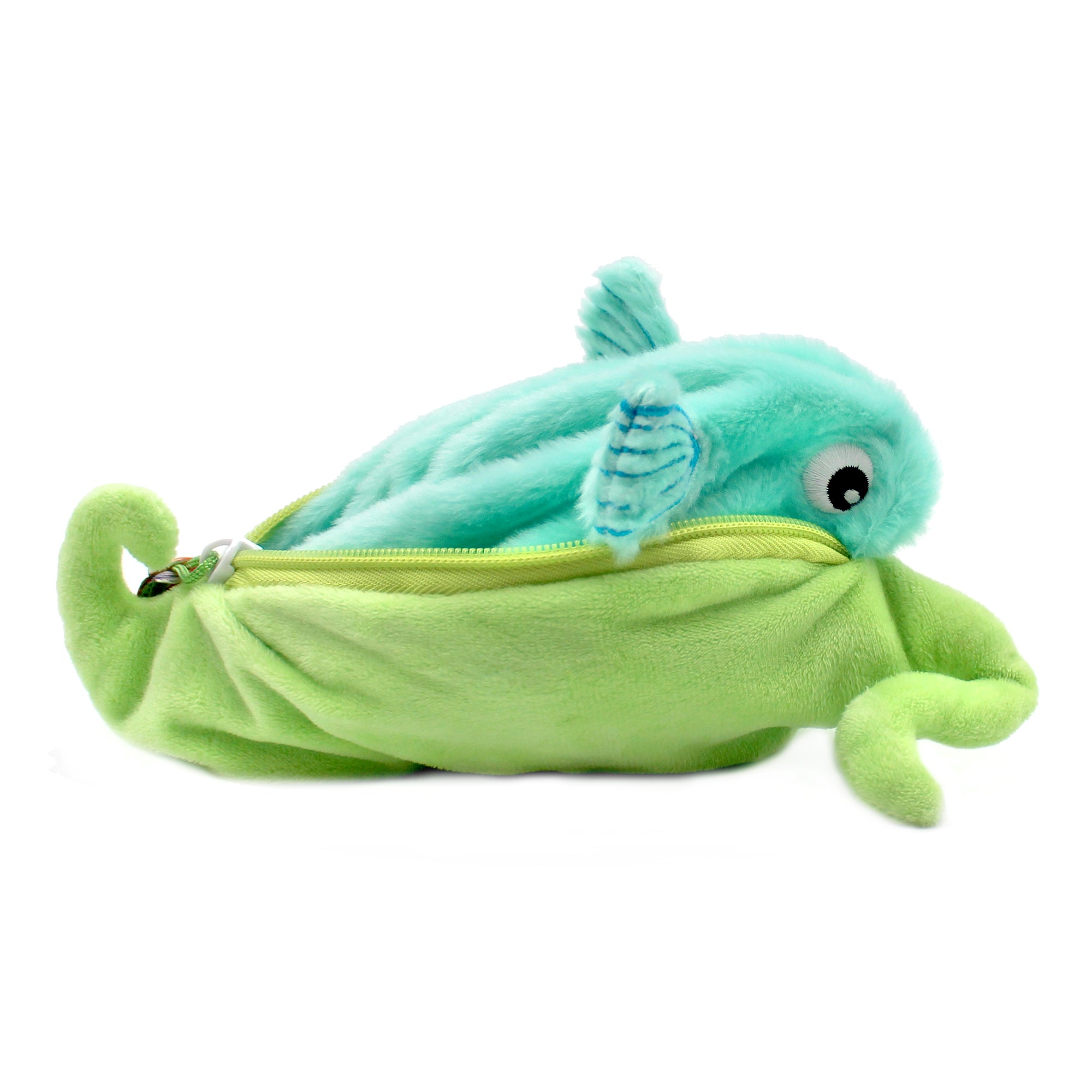 Les Déglingos Flipetz Bubblet peluche pesce pisello 2 in 1