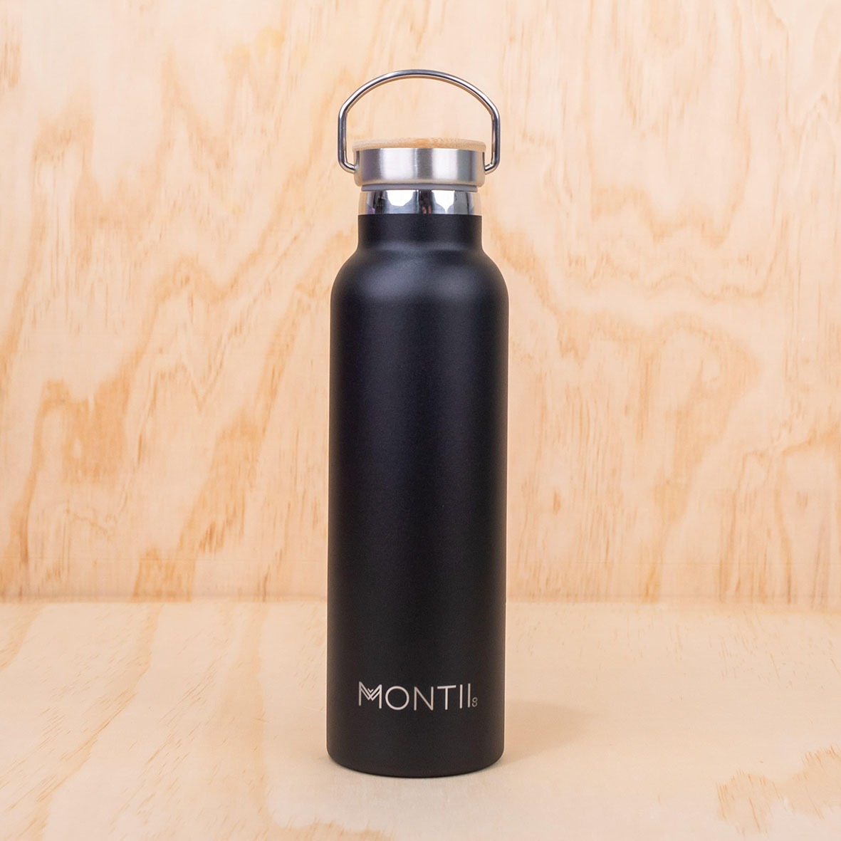 Montii Borraccia Termica Bambini Nera 600 ml Acciaio