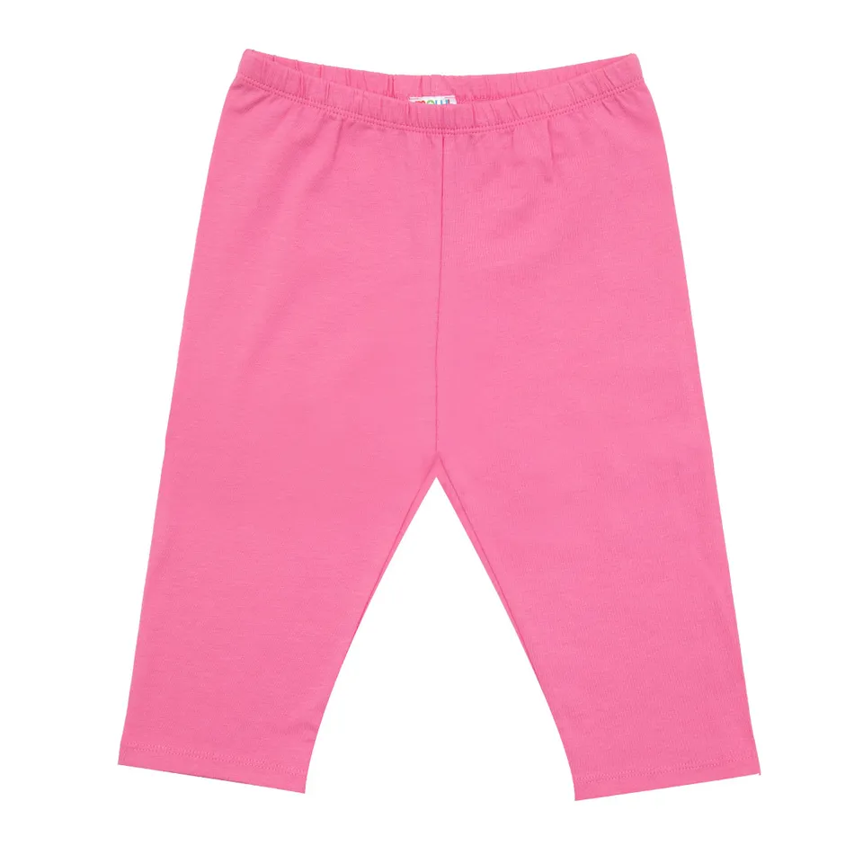Legging stretch basic bimba rosa elastico vita