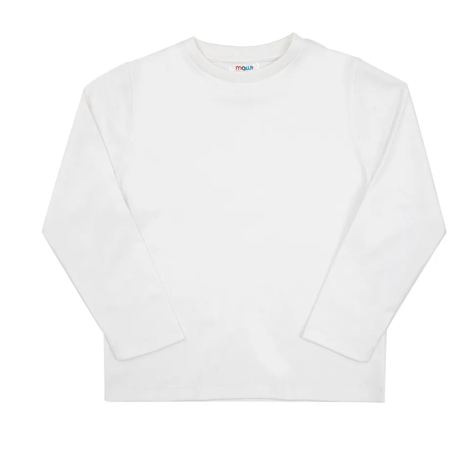 Toys Center Baby Basic T-Shirt Manica Lunga Bimbo Bianca