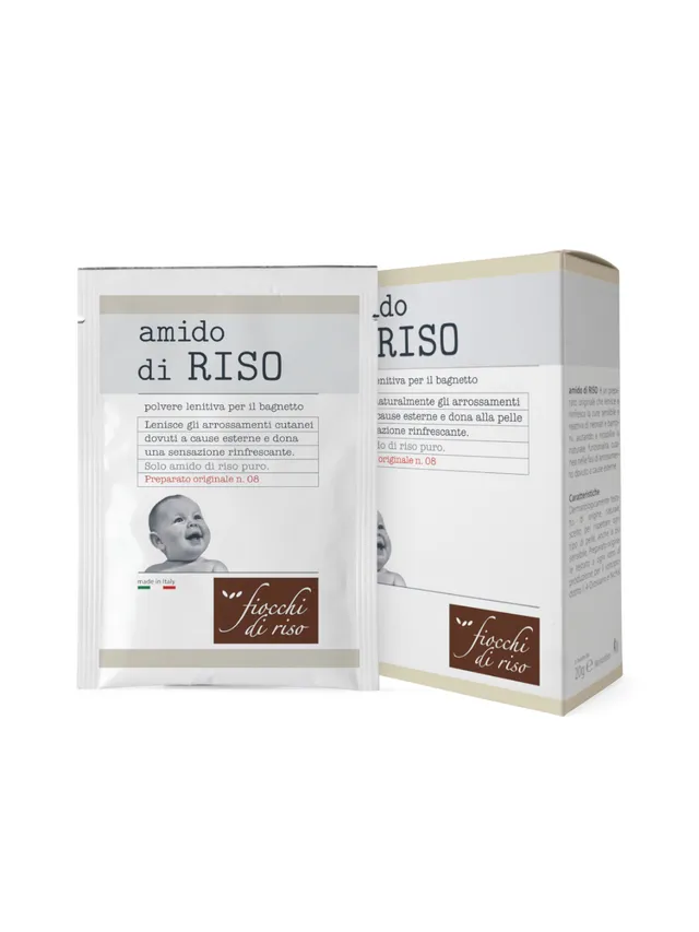 Fiocchi di Riso amido in polvere 5x20 g pelli sensibili