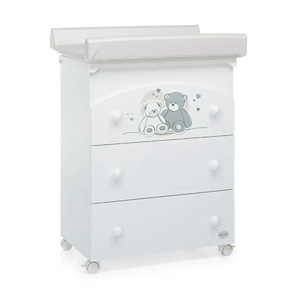 Foppapedretti Mascotte bagnetto fasciatoio bianco legno