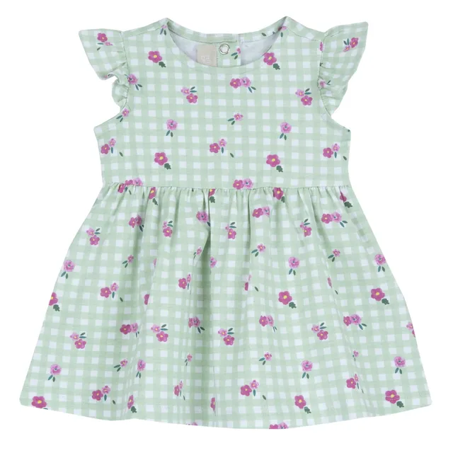 Chicco vestito neonata maniche corte cotone leggero