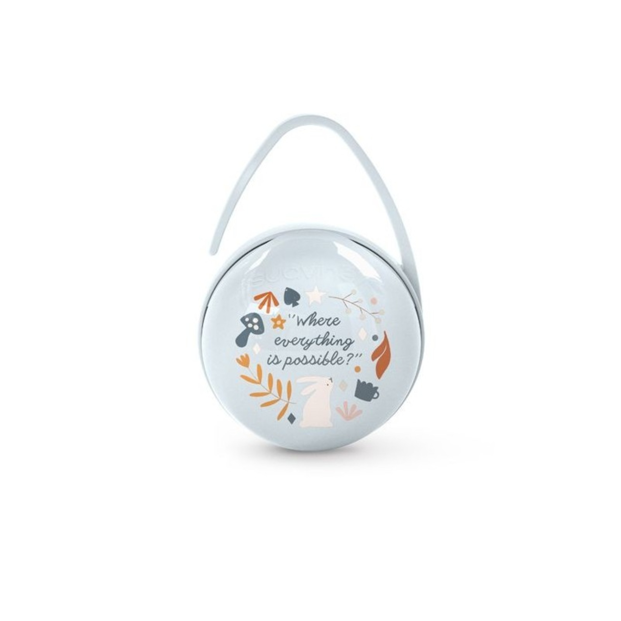 Suavinex Wonderland Portasucchietto Duo Azzurro 2 Ciucci
