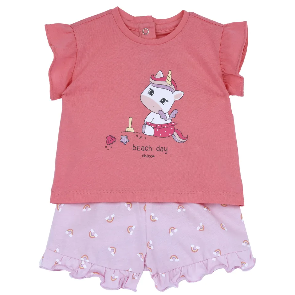 Chicco Completo maglietta e pantaloncini bimba