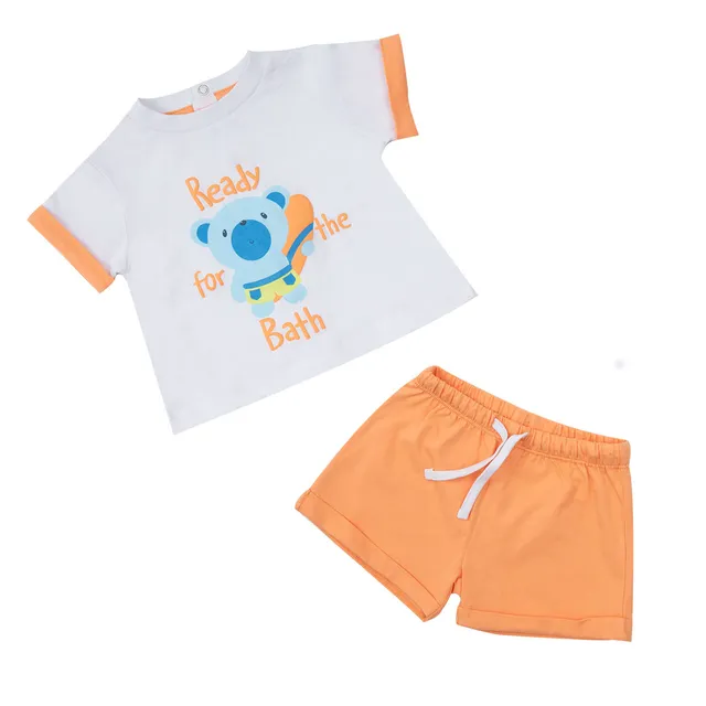 Toys Center Baby Set 2 Pezzi Jersey Bimbo Arancione