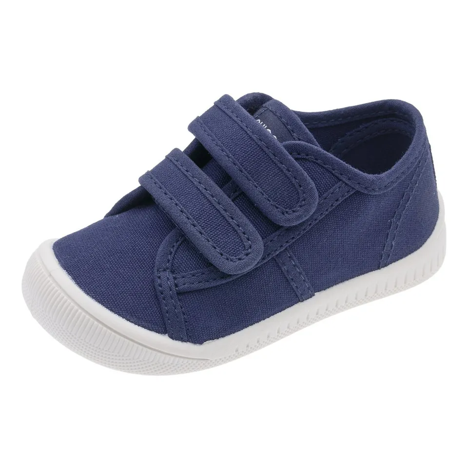 Chicco Barefoot Cioco sneakers bimbo tela blu doppio strappo