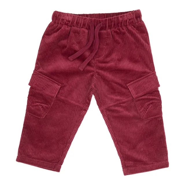 Toys Center Baby pantalone velluto bimbo bordeaux a costine