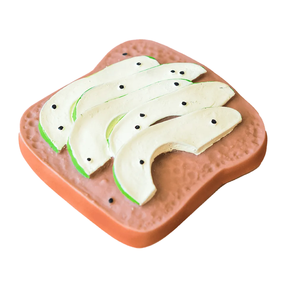 Lolaletost Tostada Avocado massaggiagengive caucciu naturale