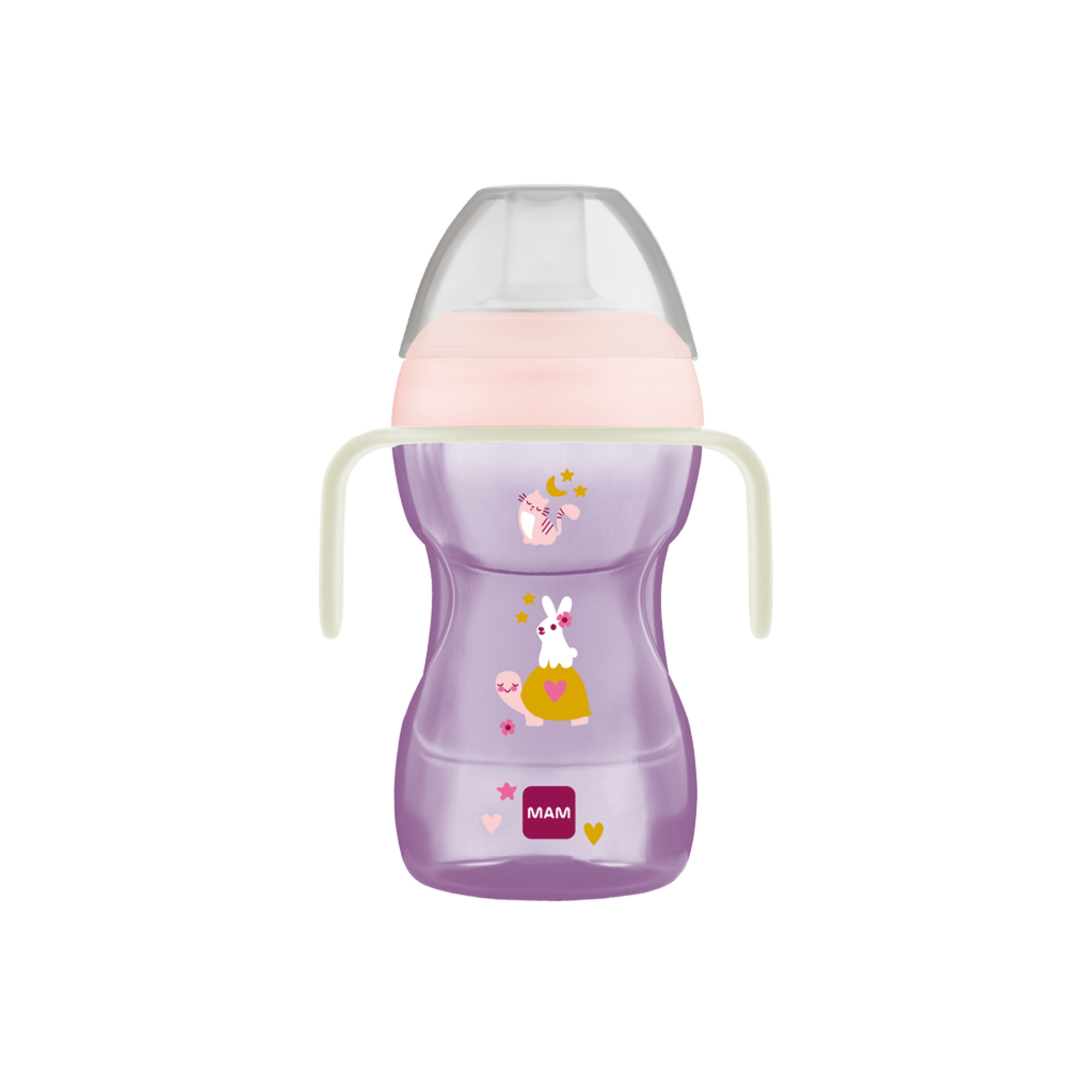 MAM Fun To Drink Night Tazza 270 ml Rosa Beccuccio Morbido