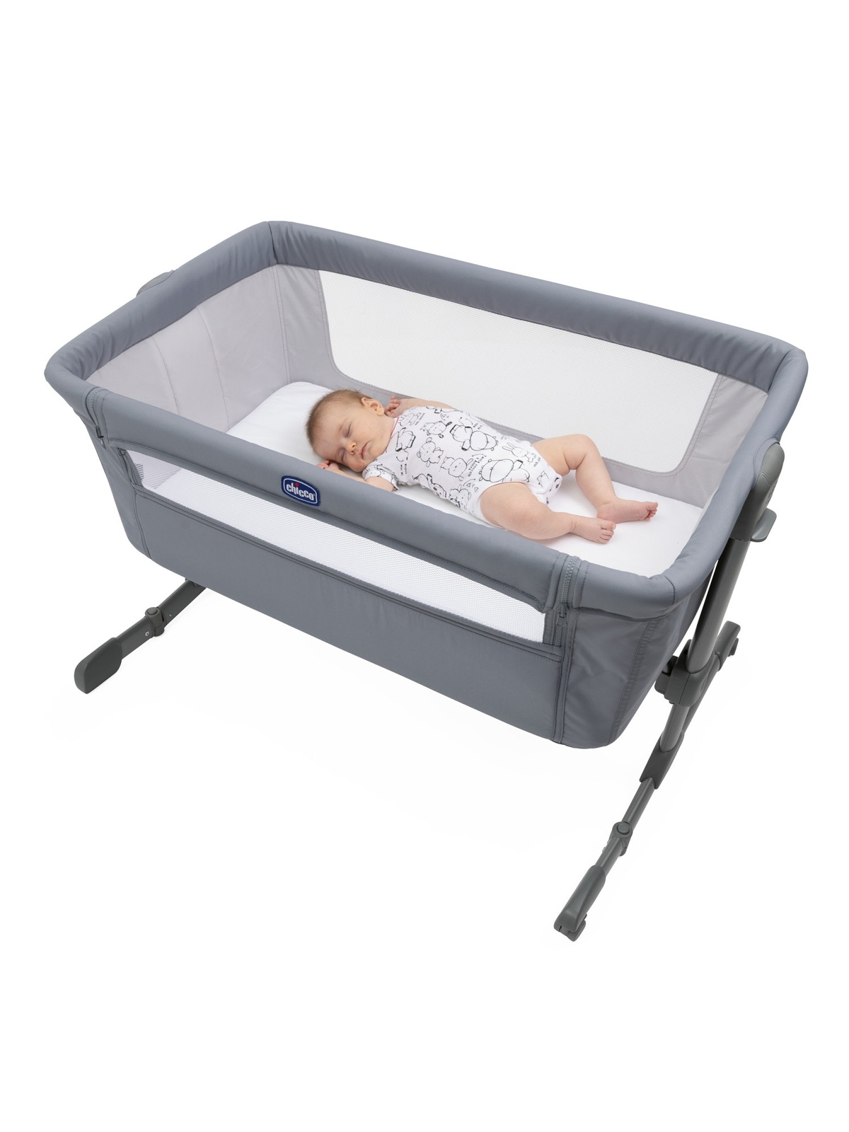 Chicco Next2Me Essential culla fianco letto Stone riciclata