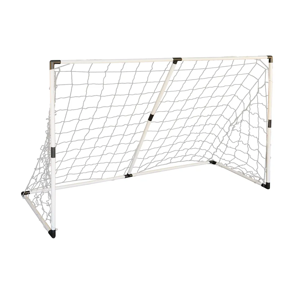 Porta calcio 2 in 1 rete calcio 184 cm con palloni e pompetta