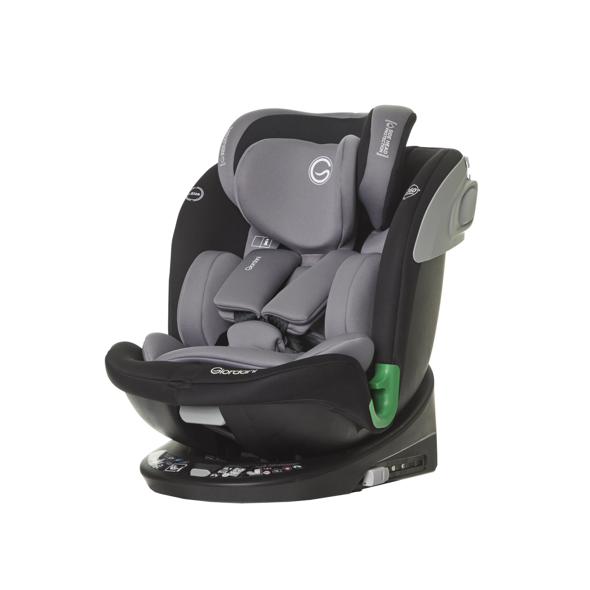Giordani Jupiter seggiolino auto 40-150 cm girevole 360°