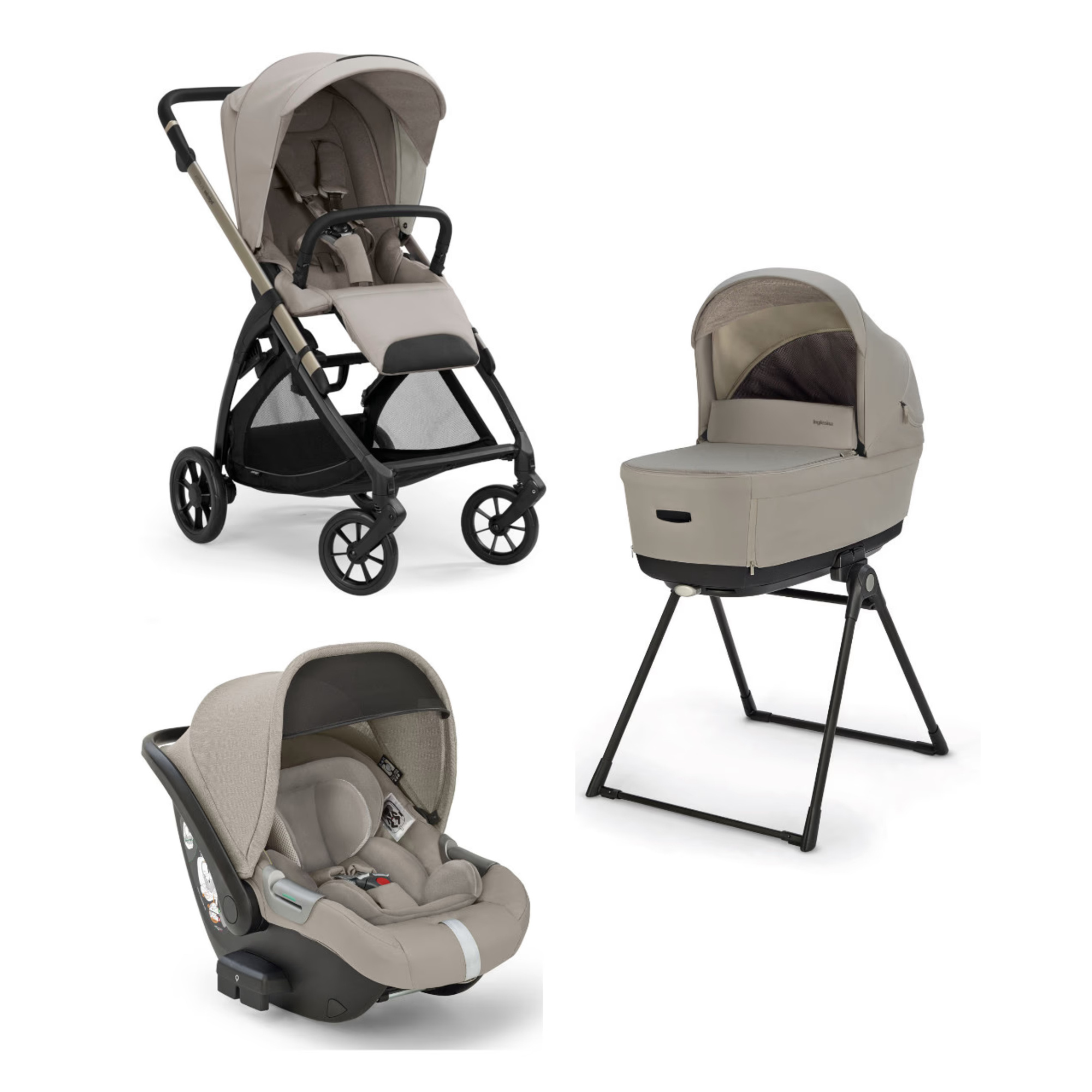 Inglesina Electa System4 Darwin trio Battery Beige