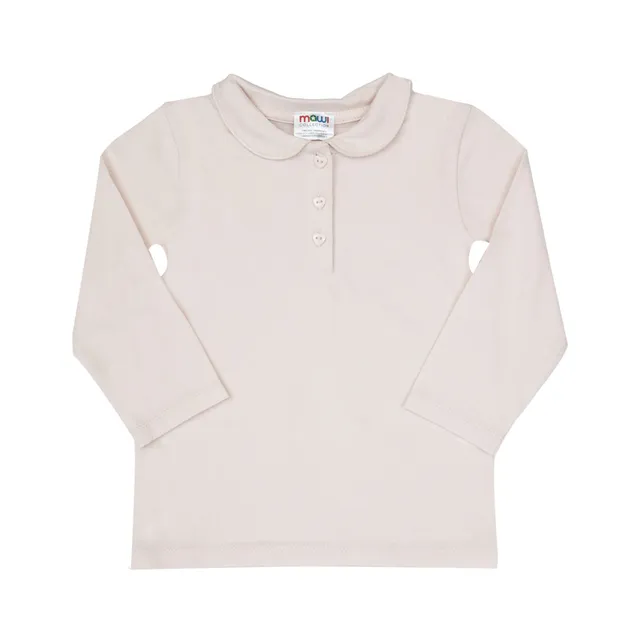 Toys Center Baby Polo bambina manica lunga rosa bottoni