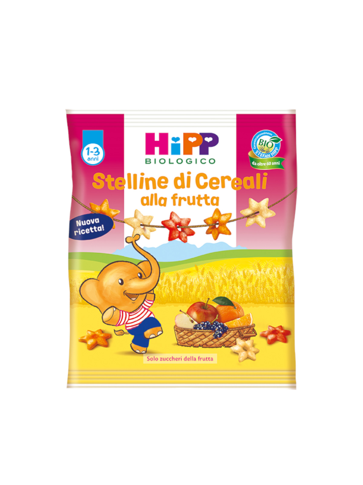 HiPP Stelline Cereali Frutta Snack Bio 30 g