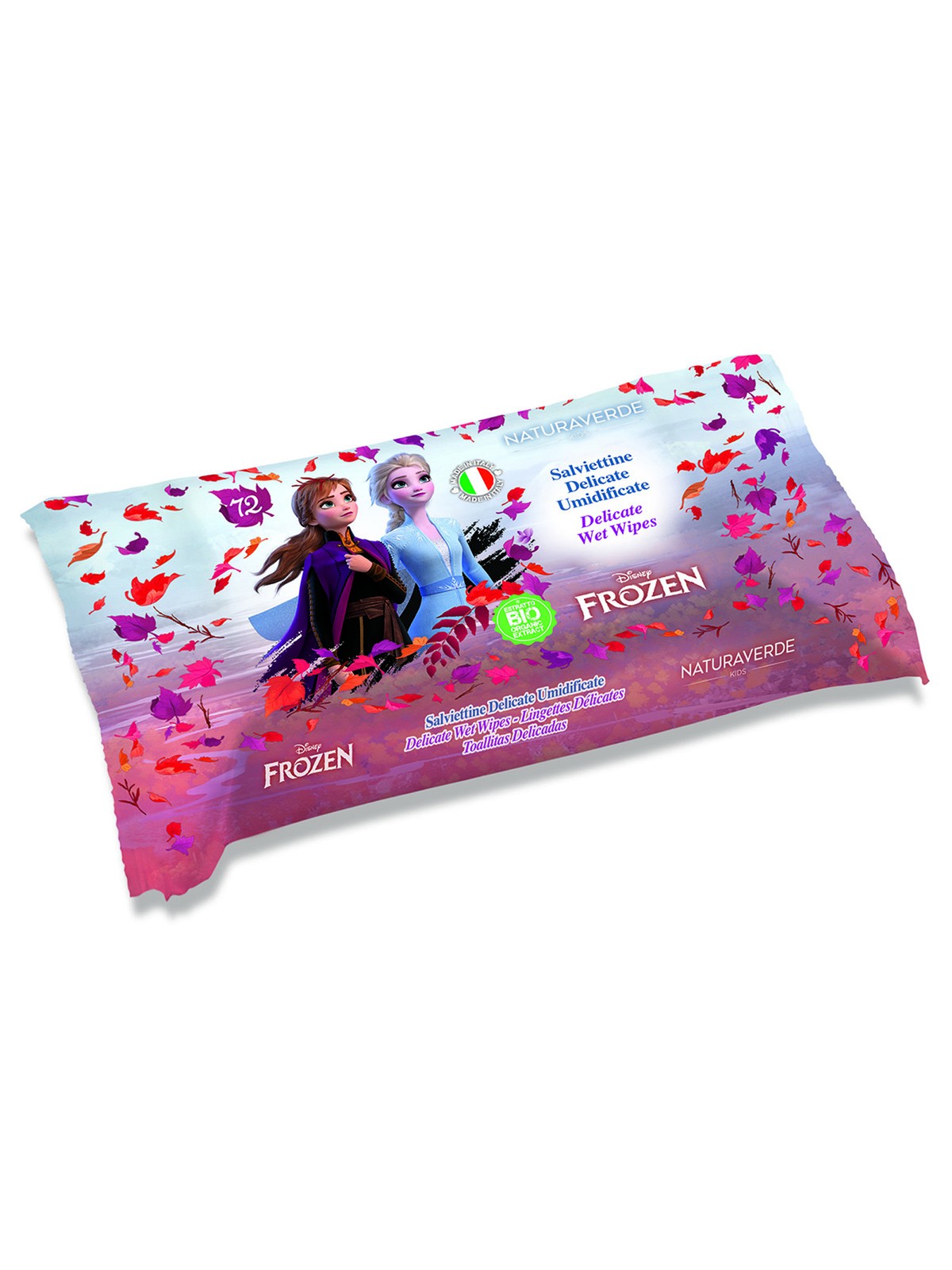 Sodico Frozen 2 salviettine umidificate 72 pezzi camomilla