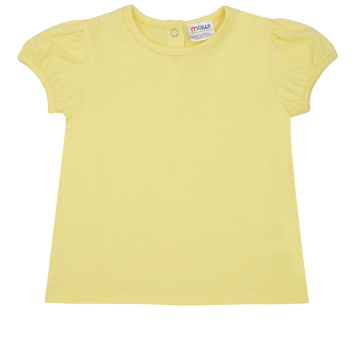 Toys Center Baby T-shirt Bimba Gialla Bottoni