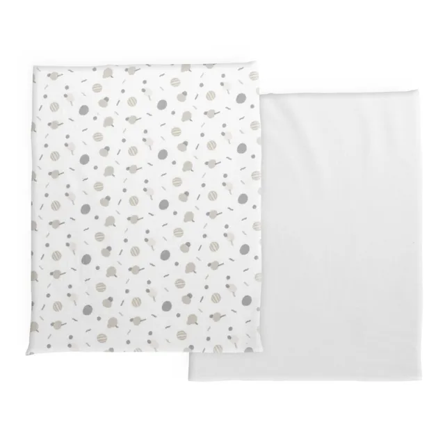 Chicco Next2Me Confetti set lenzuola cotone 50x83 cm