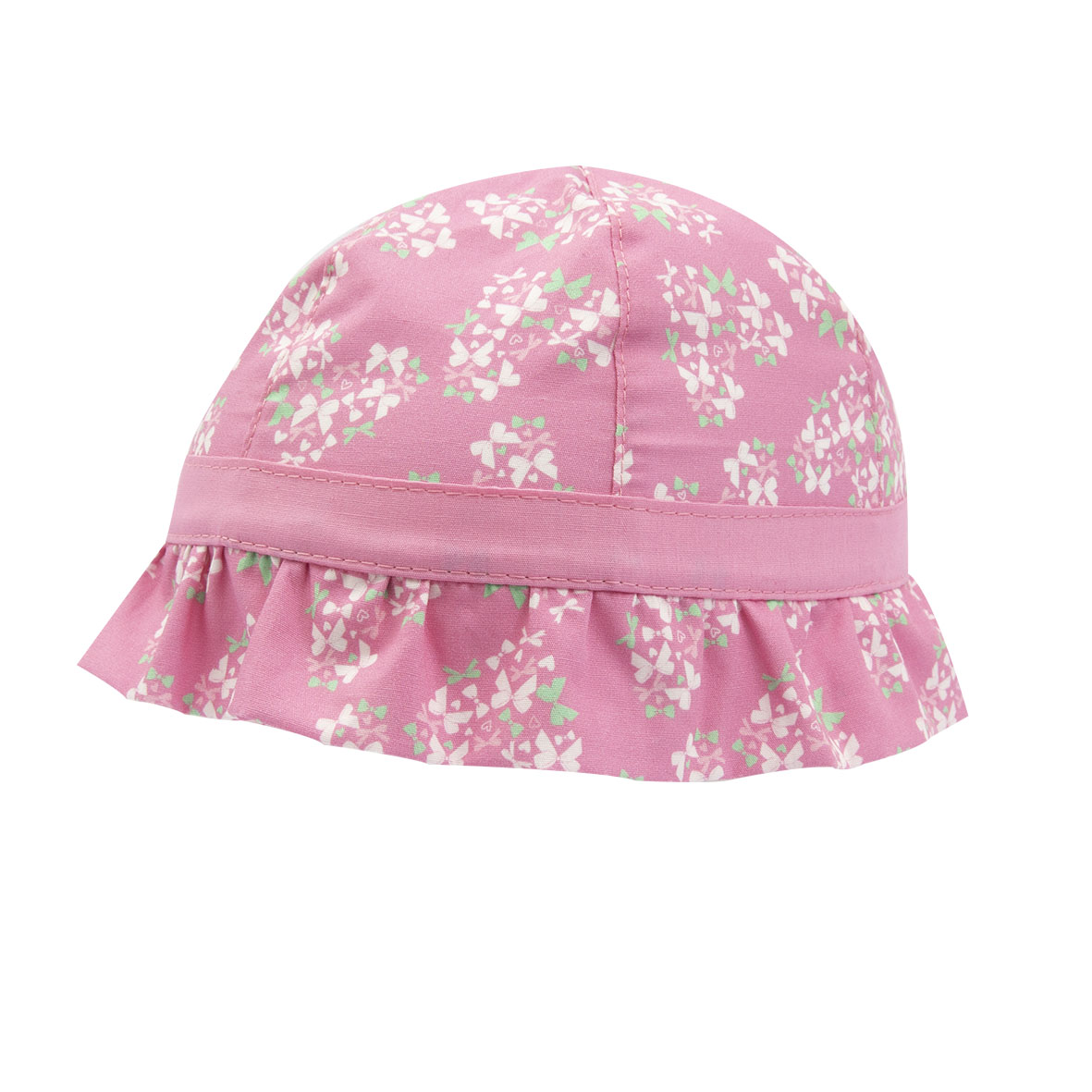Toys Center Baby cappellino bimba rosa farfalline