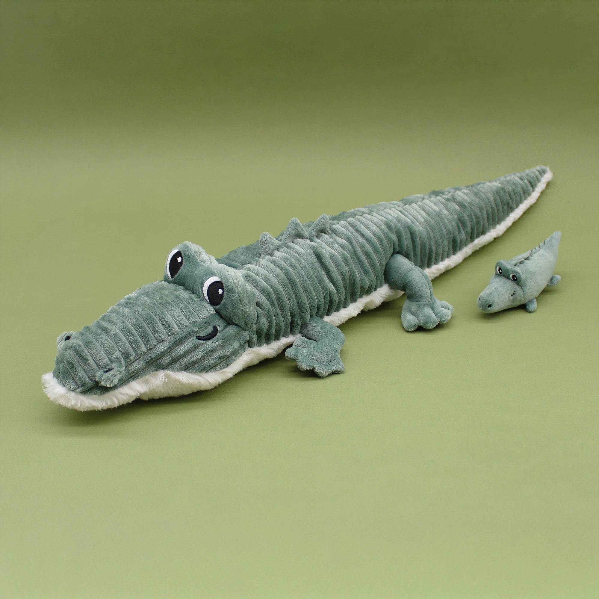 Les Deglingos Ptipotos Croketou peluche verde