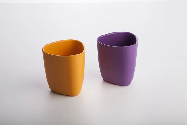 eKoala eKuà Set 2 Bicchieri Bambini Arancio Lilla