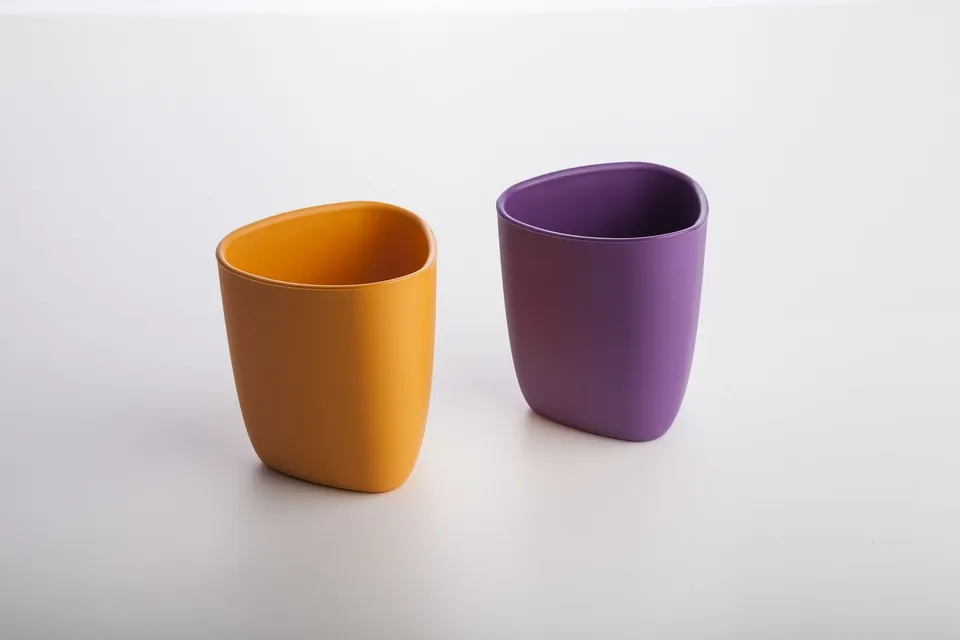 eKoala eKuà Set 2 Bicchieri Bambini Arancio Lilla