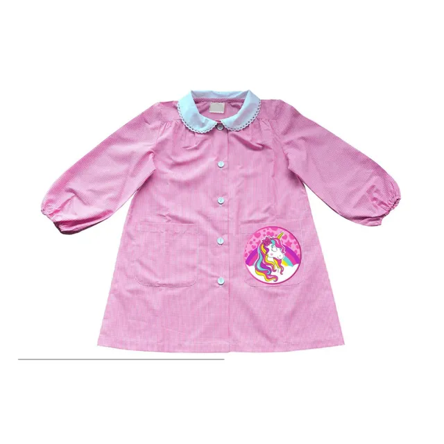Coriex Unicorno Grembiule Asilo Rosa 2-6 Anni
