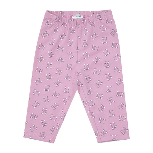Toys Center Baby Orsetti leggings bimba rosa felpati